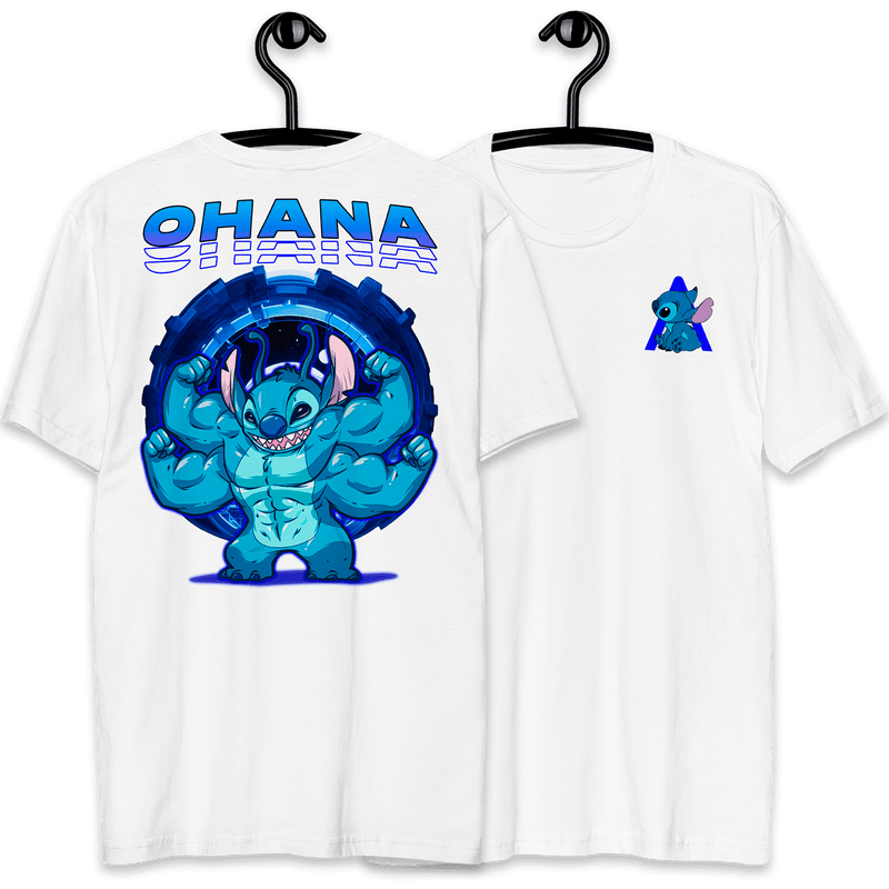 Camiseta Classic Alpha Back Premium | OHANA - STITCH