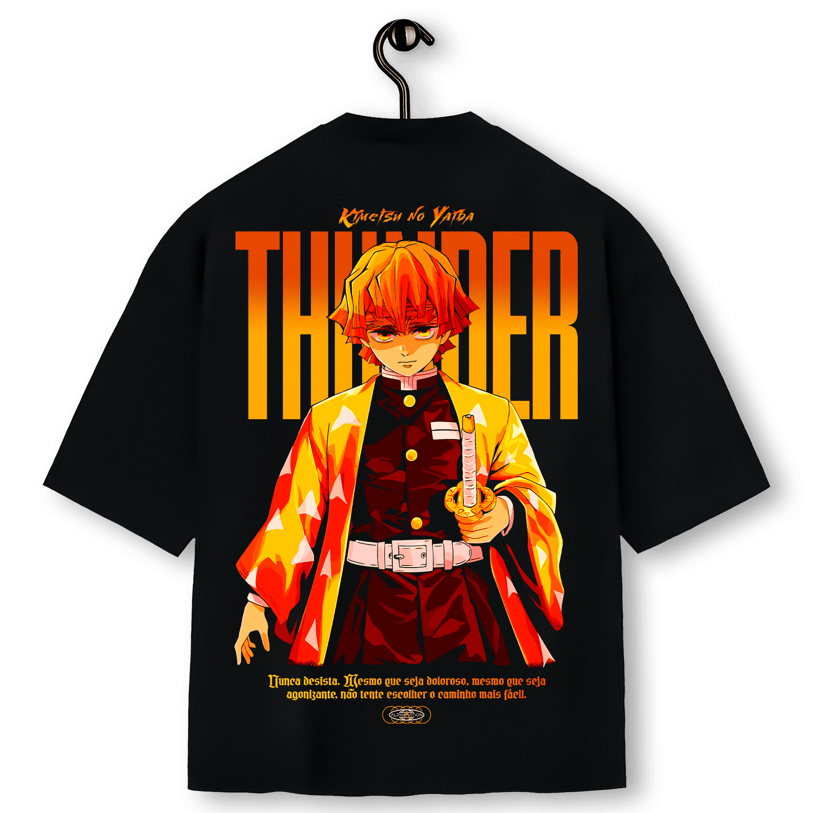 Super Oversized Alpha Back Premium | THUNDER BREATHING - ZENITSU AGATS