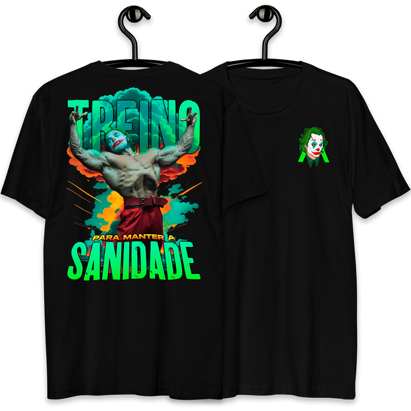 Camiseta Alpha Back Premium | TREINO PARA MANTER A SANIDADE - JOKER