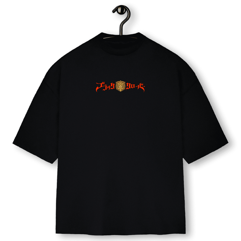 Super Oversized Alpha Back Premium | BLACK CLOVER - ALVORECER DOURADO 金色の夜明け