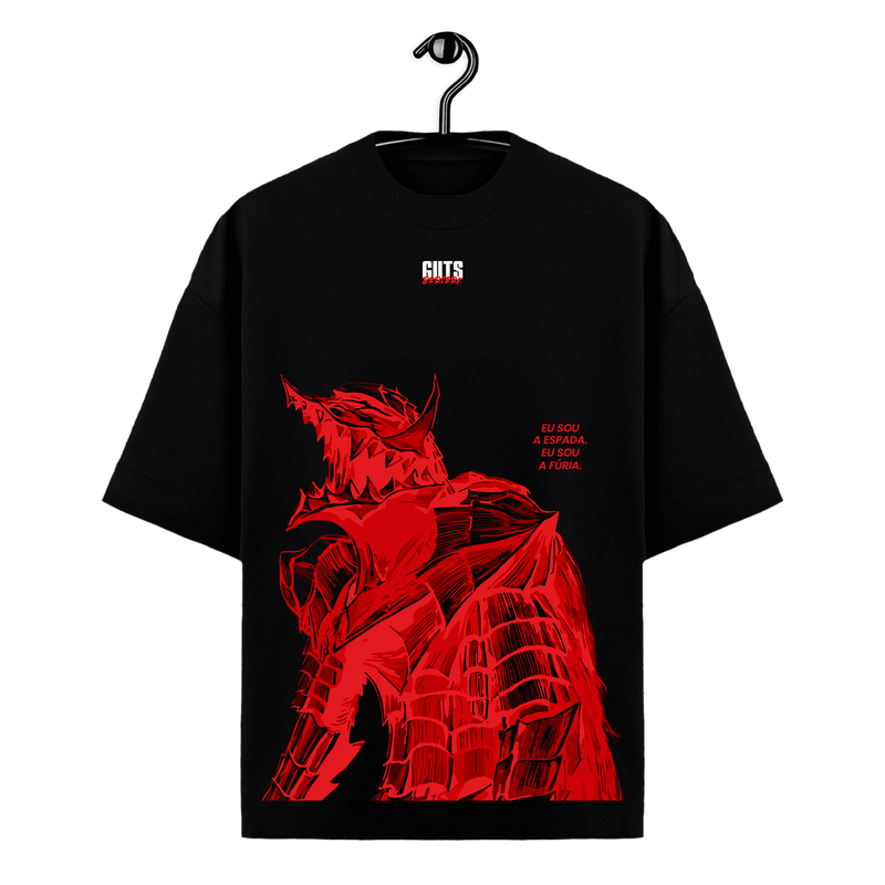 Street Oversized Alpha Front Premium | BERSERK - DARK KNIGHT 黒騎士