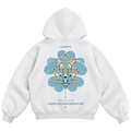 Urban Hoodie Back Premium | CLOVER - CERVO CIANO 水色の幻鹿