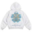 Urban Hoodie Back Premium | CLOVER - CERVO CIANO 水色の幻鹿