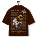 Super Oversized Alpha Back Premium | JESUS IS KING - Yeshua イエス