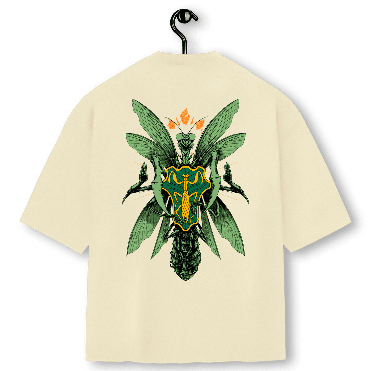 Super Oversized Alpha Back Premium | BLACK CLOVER - LOUVA-A-DEUS VERDE