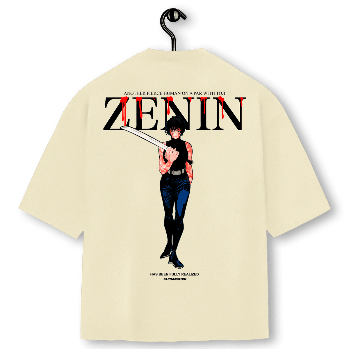 Super Oversized Alpha Back Premium | ANOTHER FIERCE HUMAN - MAKI ZENIN