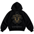 Urban Hoodie Back Premium | CLOVER - TOUROS NEGROS 黒の暴牛