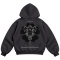 Urban Hoodie Back Premium | CLOVER - TOUROS NEGROS 黒の暴牛